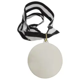 Iron Medal & Ribbon Silver Back